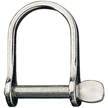 Ronstan Wide D Shackle RF1852 (3/16" pin) - Click Image to Close